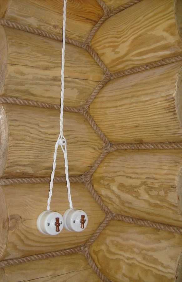 электрическая проводка в деревянном доме